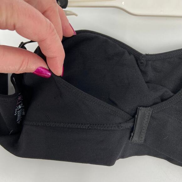 Ava Rose Maternity Nursing Bra Size S Black Comfort Stretch 32A-34B - Picture 6 of 8